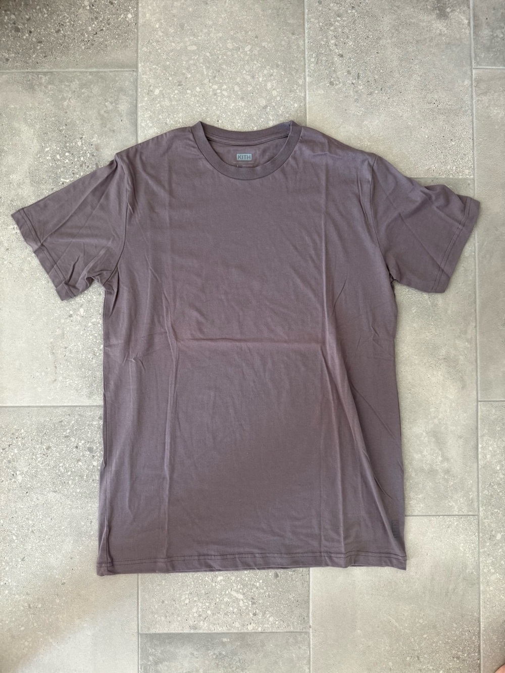 Kith Short-Sleeve Crew Tee — Dusty Mauve